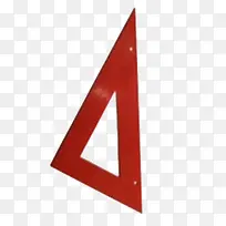 矢量素材 红色三角尺素材