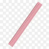 粉红色尺子测量工具