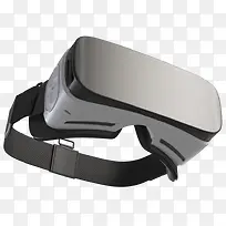 黑白色头戴VR头盔