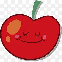 微笑的红苹果