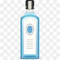 蓝色空瓶