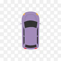 紫色的轿车