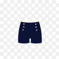 海军风短裤