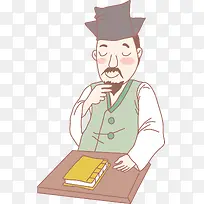卡通老夫子