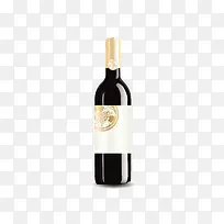 透明玻璃酒瓶矢量图免费下载