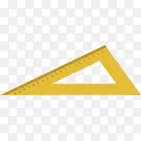 黄色三角刻度尺