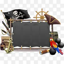 海盗海贼矢量装饰元素