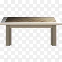 创意手绘质感长方形的桌子