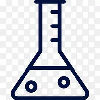 化学实验锥形瓶图标