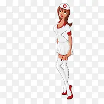 穿制服的护士美女
