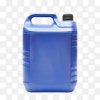 蓝色带提手的塑料瓶罐实物