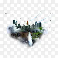 污染的城市