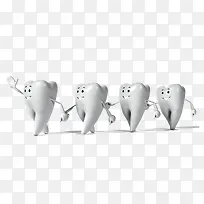 牙齿3D健康修复图