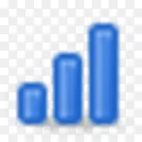 柱形图表蓝色的ecommerce-icons