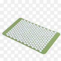 淡绿色地毯白色颗粒指压板