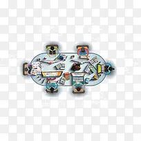 交流合作与学习图片