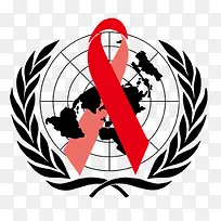 预防艾滋病徽标