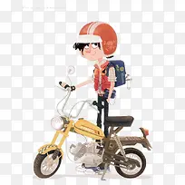 男孩