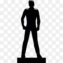 迈克尔·杰克逊雕像图标