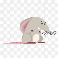 灰色大耳朵小老鼠