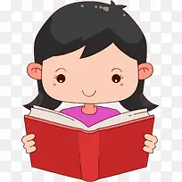 世界知识产权日看书的女孩