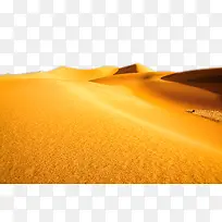 一望无际的大沙漠高清摄影图片