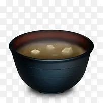 味噌汤日本食品图标