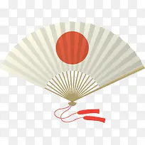 卡通日本扇子装饰图案