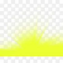 黄色放射性光效图