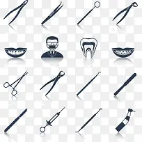 牙科工具素材图标