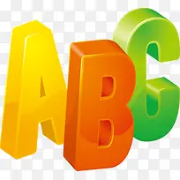 英文字母ABC矢量素材