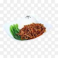 鱼香肉丝饭美味佳肴