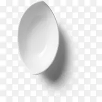 纯白色叶子形状的盘子