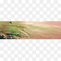 水珠banner创意设计