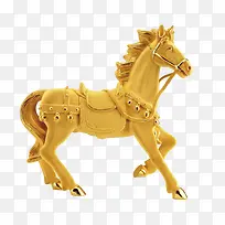 金色的马