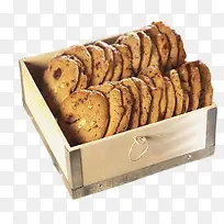 木盒美味焦糖饼干
