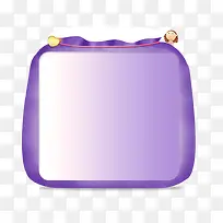 紫色口袋边框