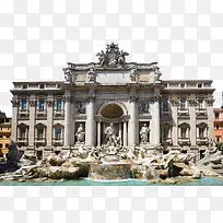 罗马许愿池特莱维喷泉