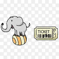 马戏团大象门票