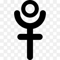 冥王星象征图标