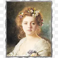 欧式名画妇女