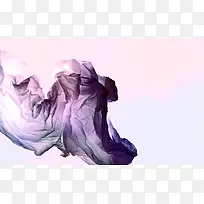 紫色褶皱丝巾海报背景