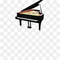 黑色三角钢琴