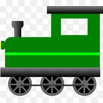 绿色的火车头