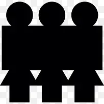三个女人图标