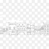 绘画房子建筑
