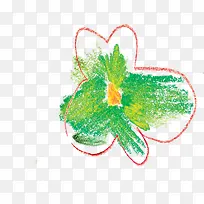 创意合成涂鸦花卉植物