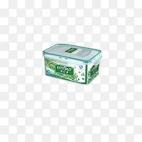 绿色健康塑胶饭盒