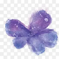 创意元素紫色花卉高清合成效