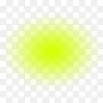 绿色透明光团光晕装饰